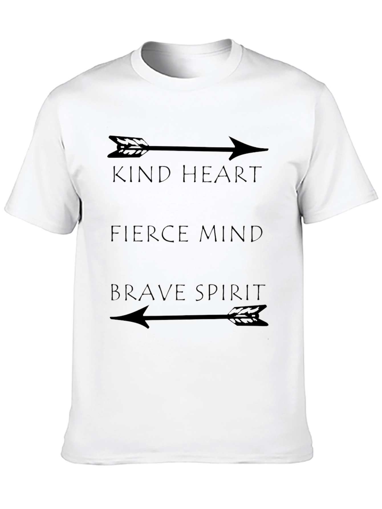Kind Heart Fierce Mind Brave Spirit Arrow T-Shirt