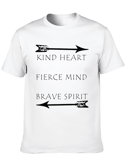 Kind Heart Fierce Mind Brave Spirit Arrow T-Shirt