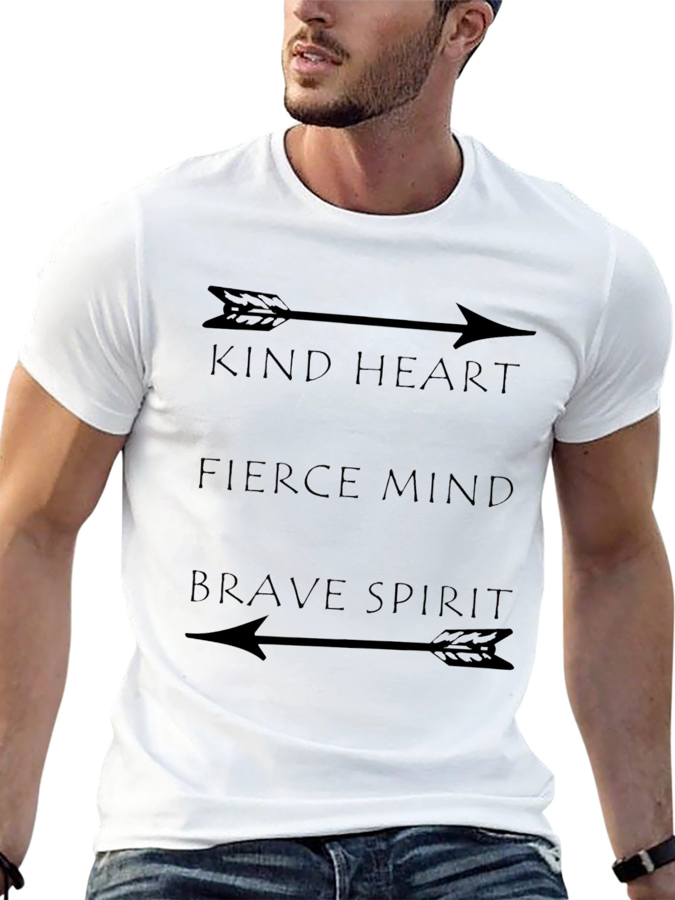 Kind Heart Fierce Mind Brave Spirit Arrow T-Shirt