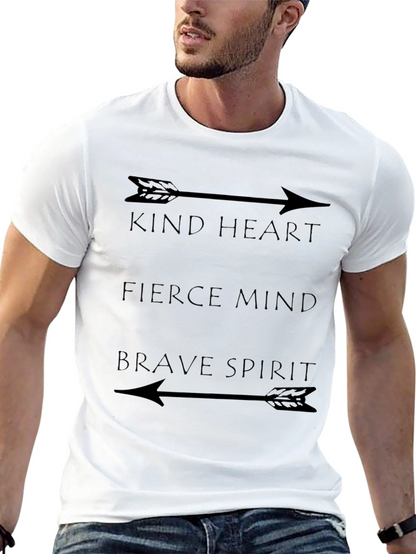 Kind Heart Fierce Mind Brave Spirit Arrow T-Shirt