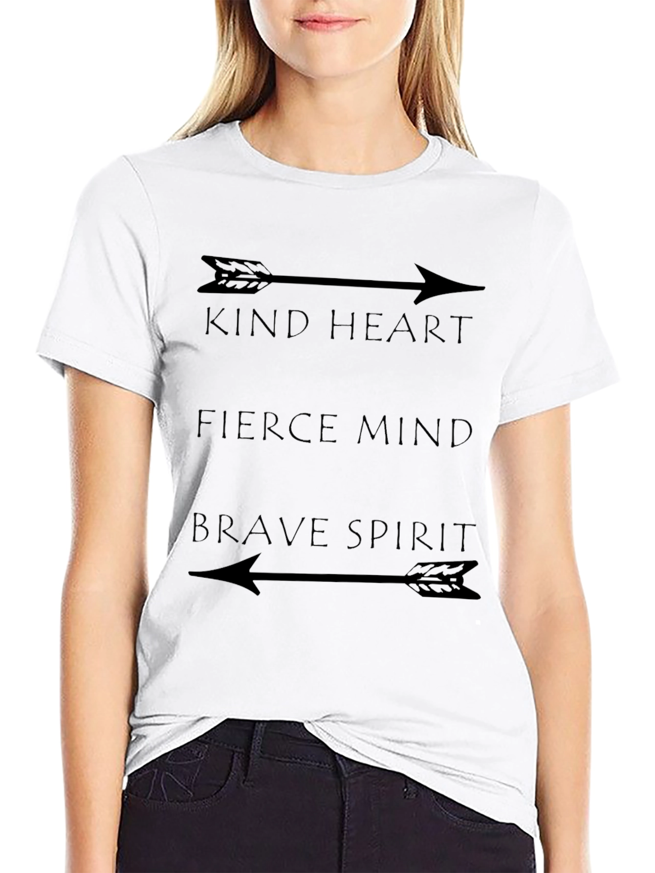 Kind Heart Fierce Mind Brave Spirit Arrow T-Shirt