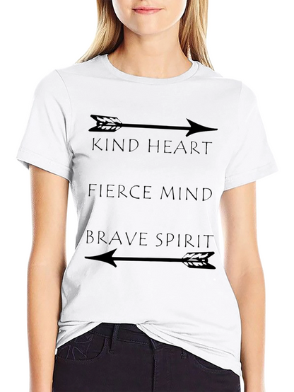 Kind Heart Fierce Mind Brave Spirit Arrow T-Shirt