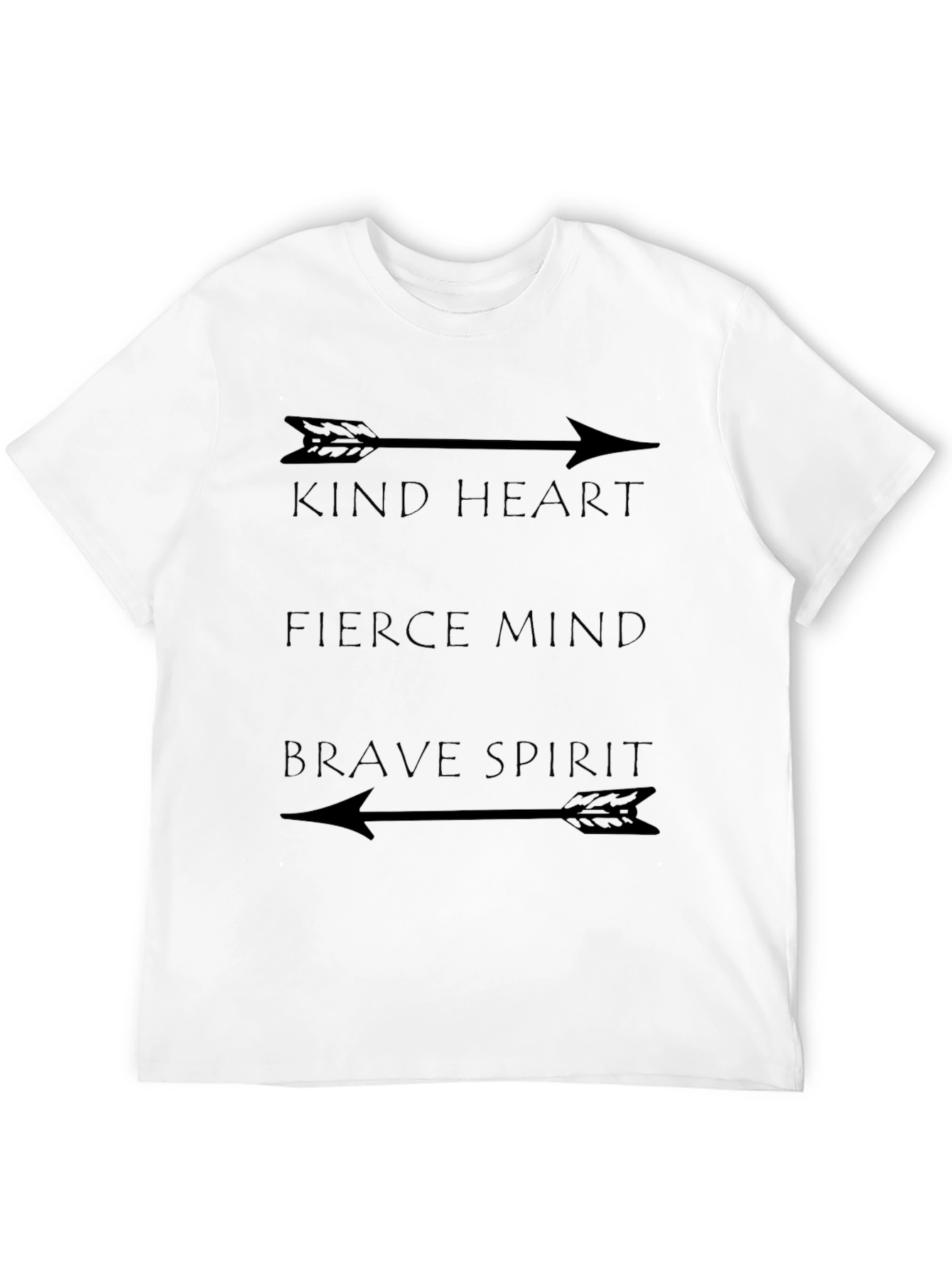Kind Heart Fierce Mind Brave Spirit Arrow T-Shirt