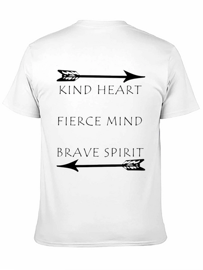 Kind Heart Fierce Mind Brave Spirit Arrow T-Shirt
