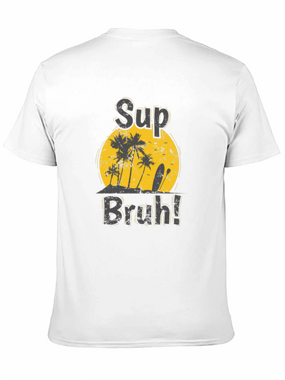 Sup Bruh! Tropical Beach Graphic Tee