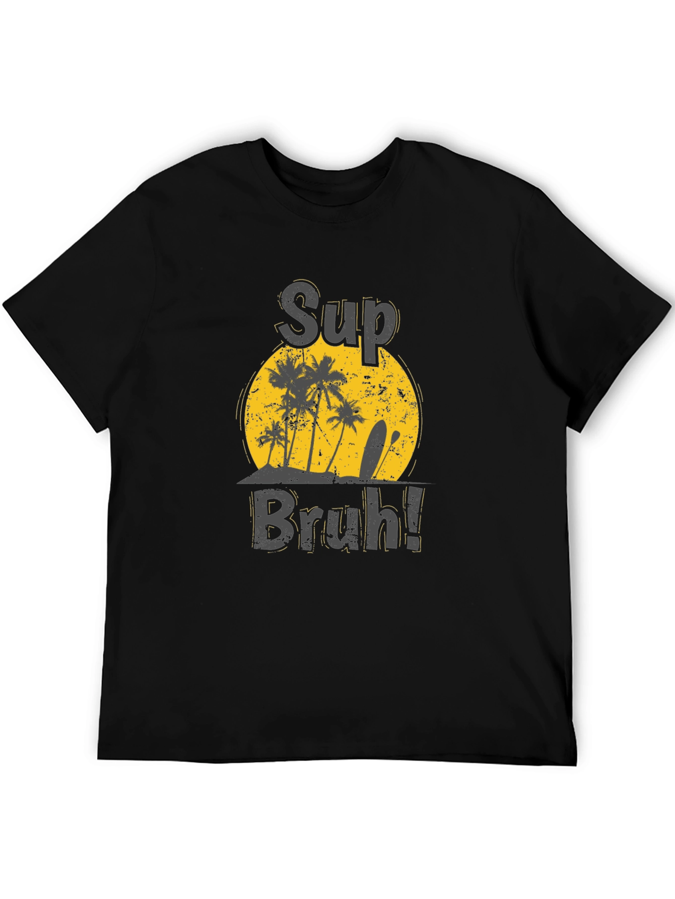 Sup Bruh! Tropical Beach Graphic Tee