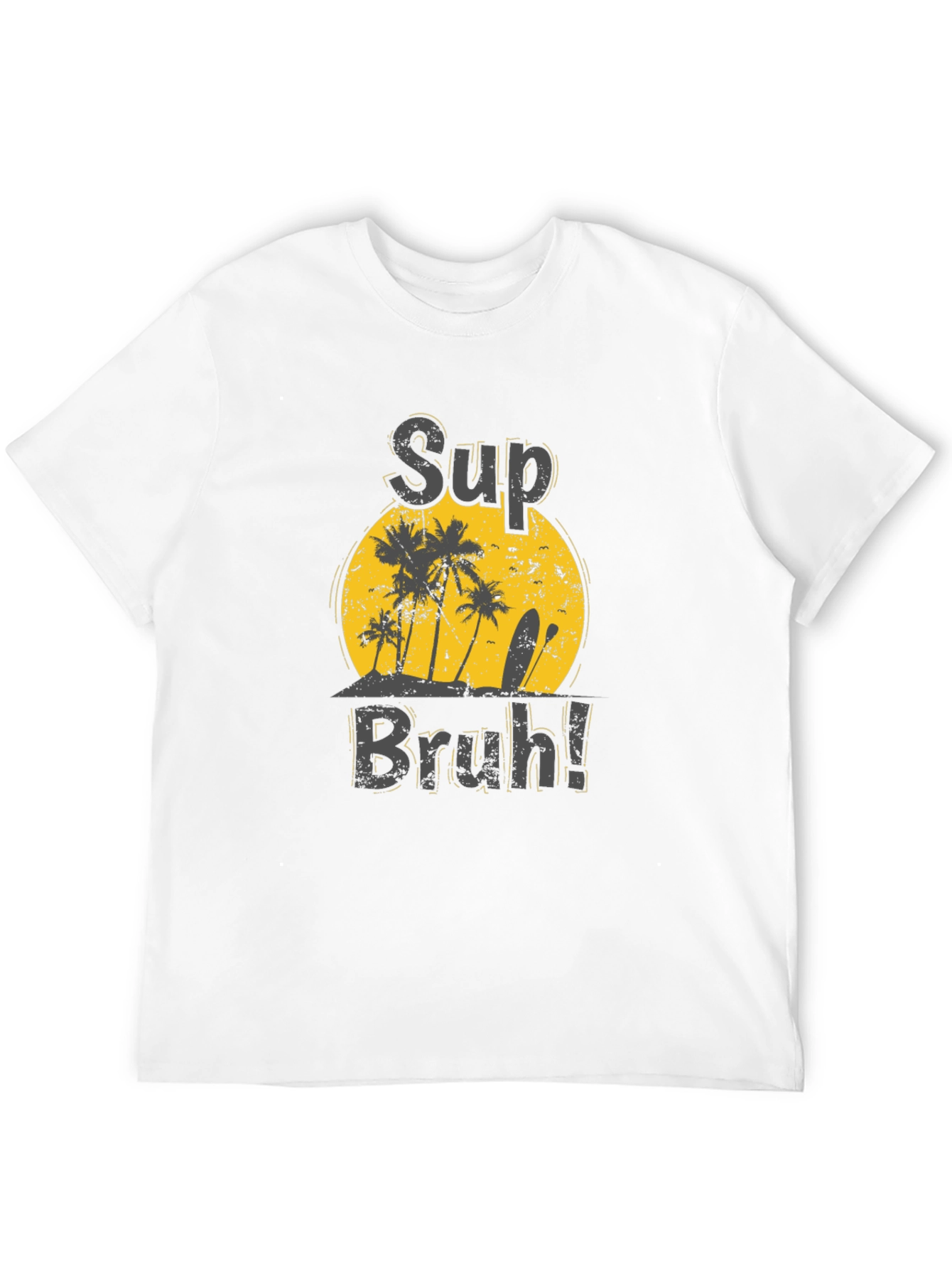 Sup Bruh! Tropical Beach Graphic Tee