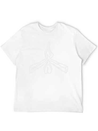 Bonfire Graphic Tee - Cozy Campfire Design
