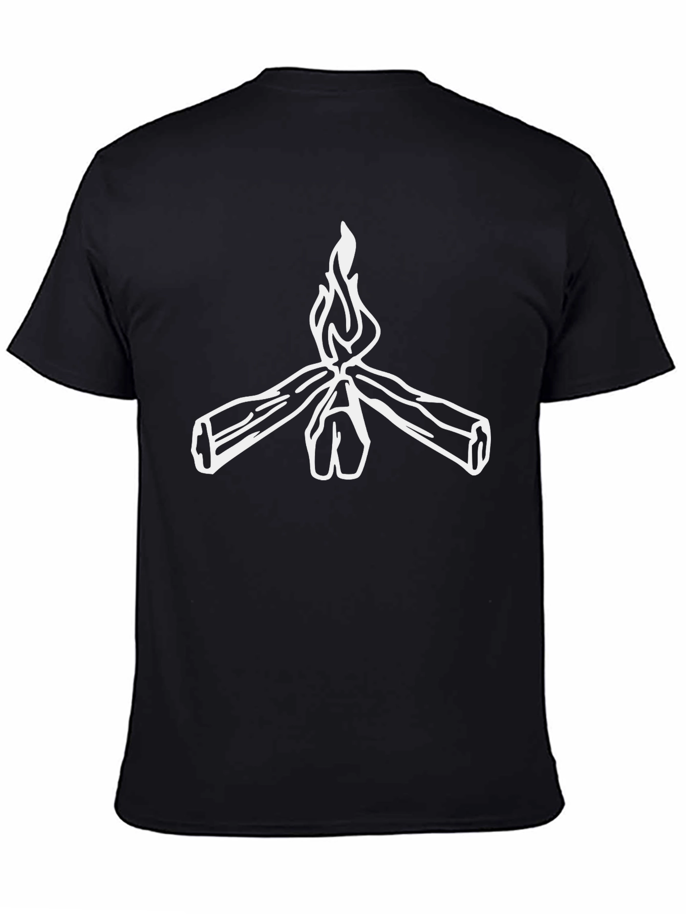 Bonfire Graphic Tee - Cozy Campfire Design