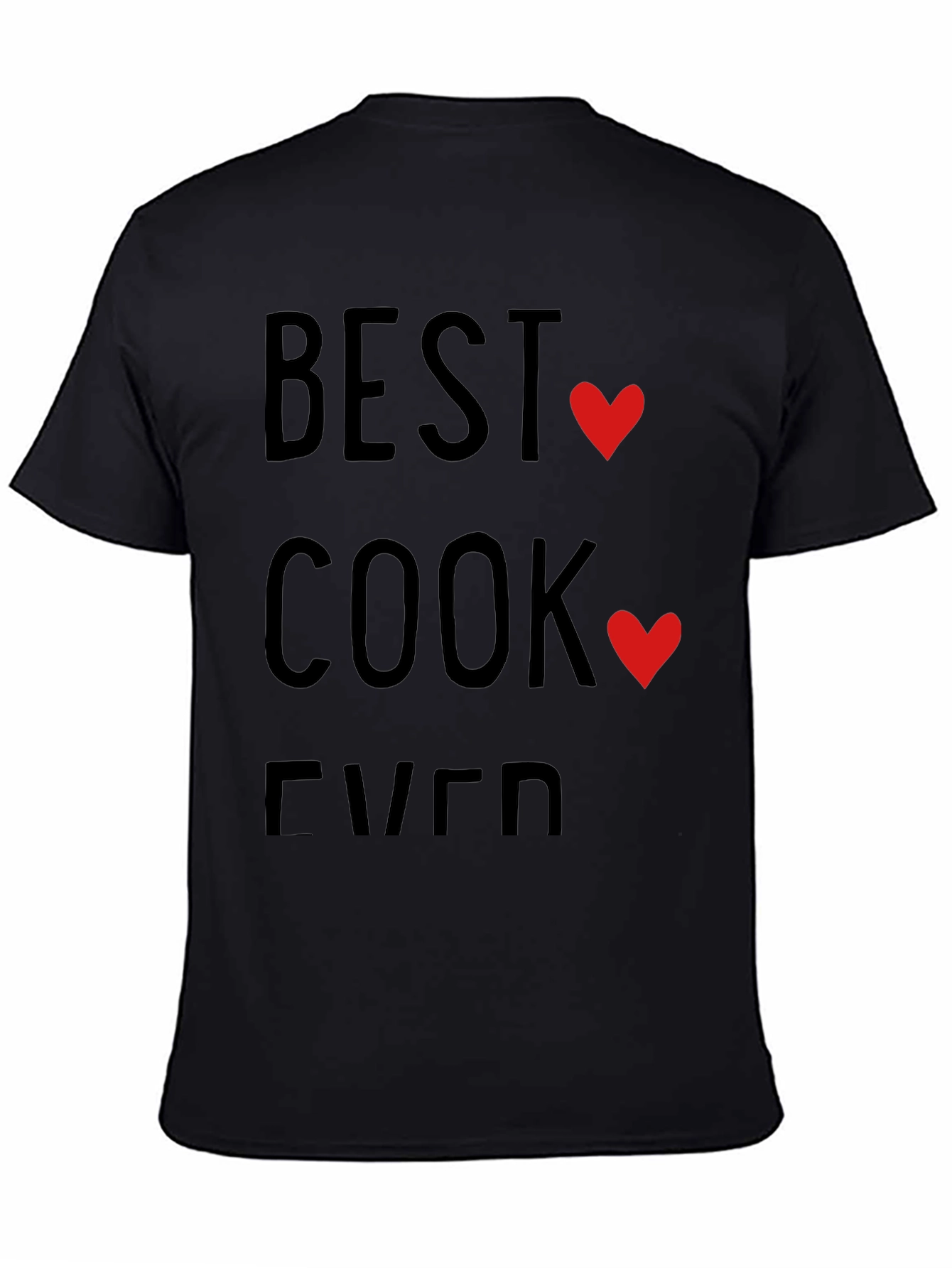 Best Cook Ever T-Shirt - Heart Design