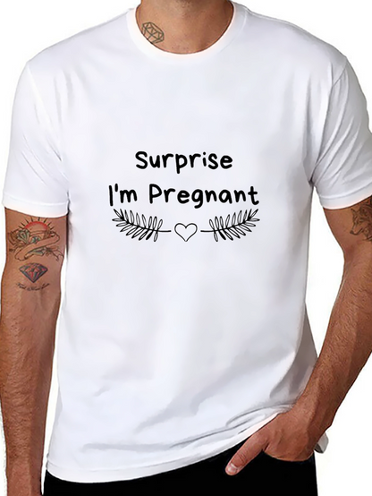Surprise Pregnancy Announcement T-Shirt