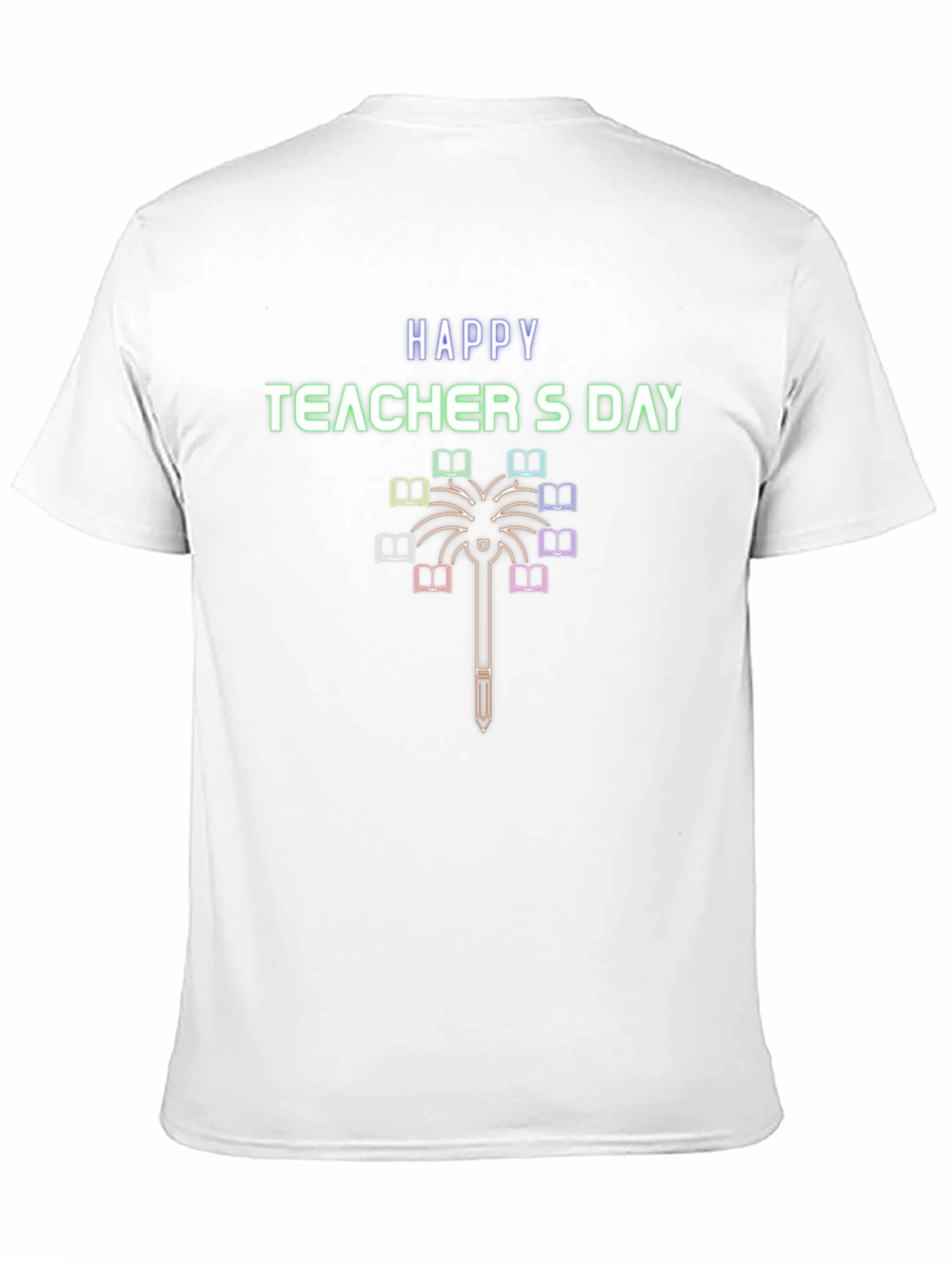 Happy Teachers Day Graphic Tee - Black