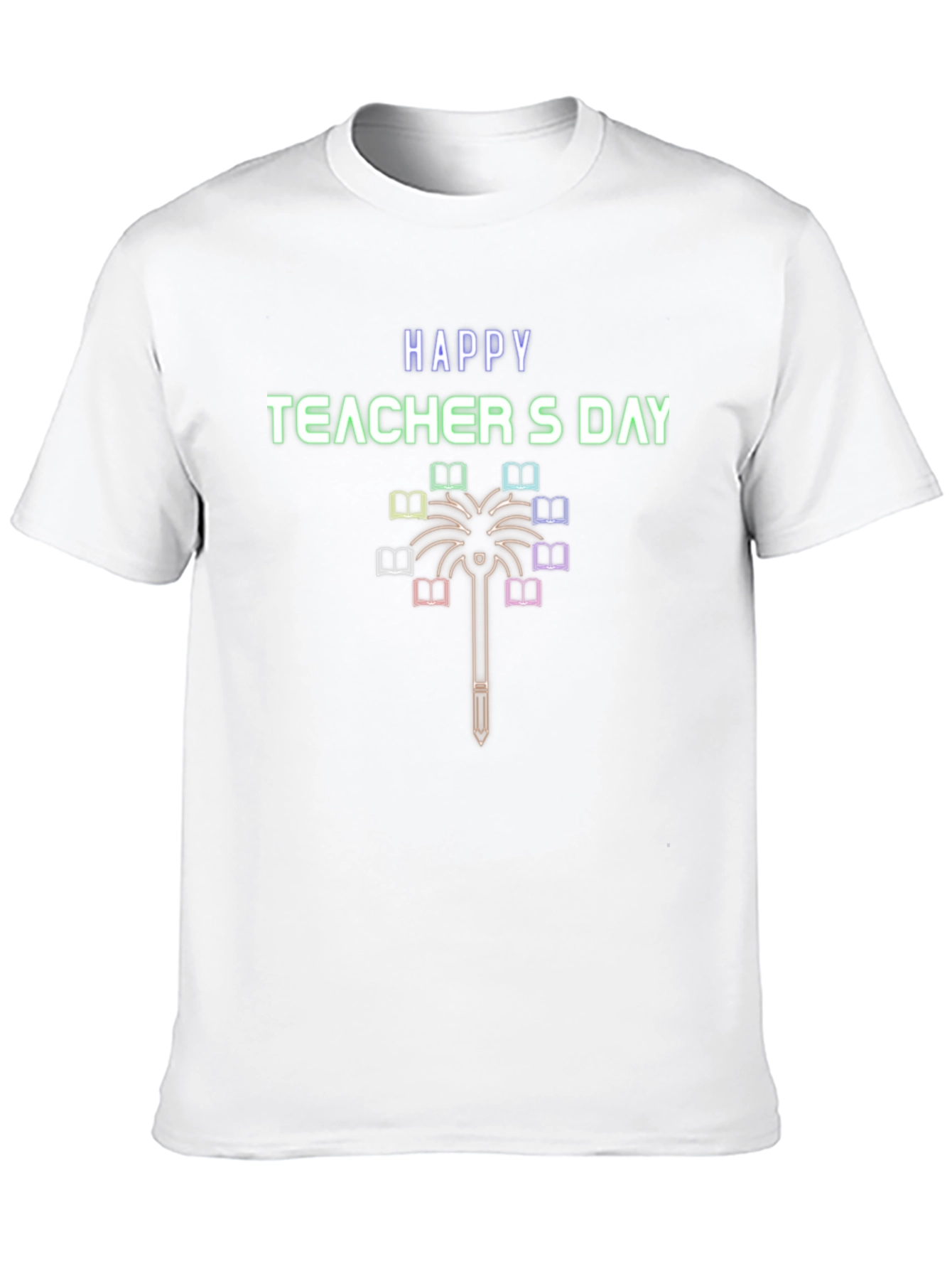Happy Teachers Day Graphic Tee - Black