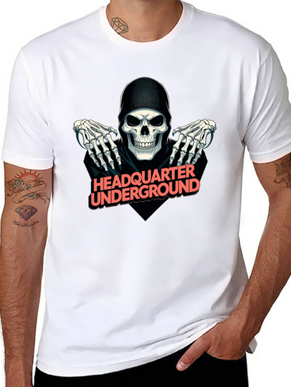 Headquarter Underground Skull Graphic Tee