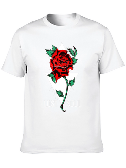 Lost Soul Rose Graphic T-Shirt