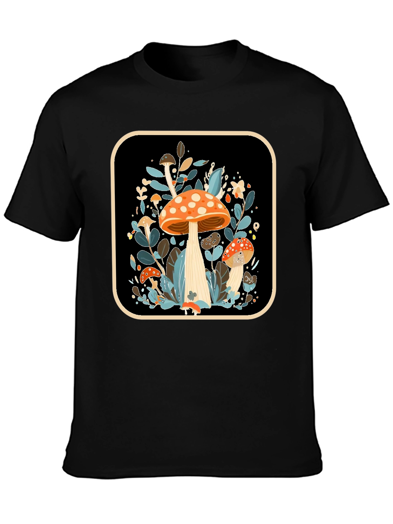 Mushroom Graphic Tee - Nature Inspired Style