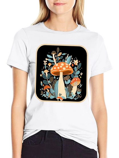 Mushroom Graphic Tee - Nature Inspired Style