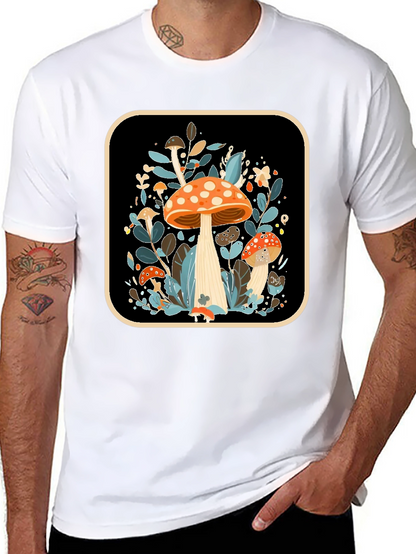 Mushroom Graphic Tee - Nature Inspired Style