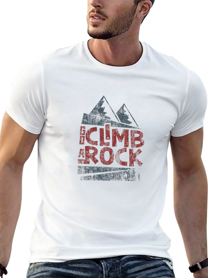 Go Climb a Rock - Mens Graphic Tee
