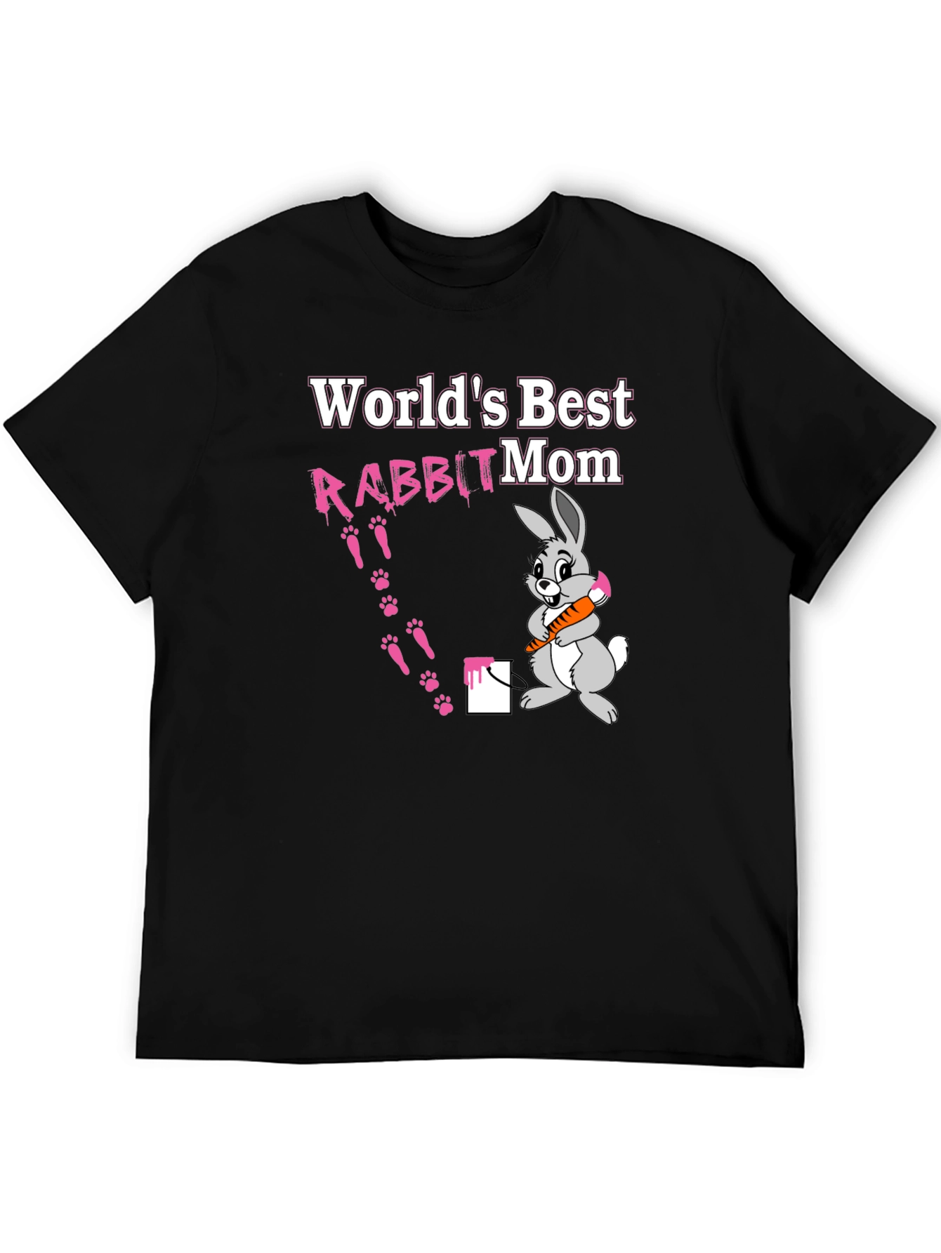 Worlds Best Rabbit Mom T-Shirt Cute Bunny Tee