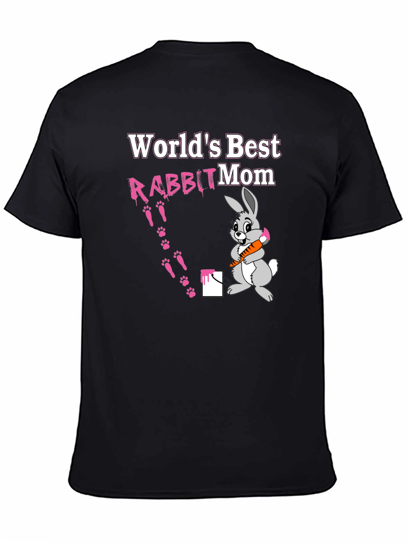 Worlds Best Rabbit Mom T-Shirt Cute Bunny Tee