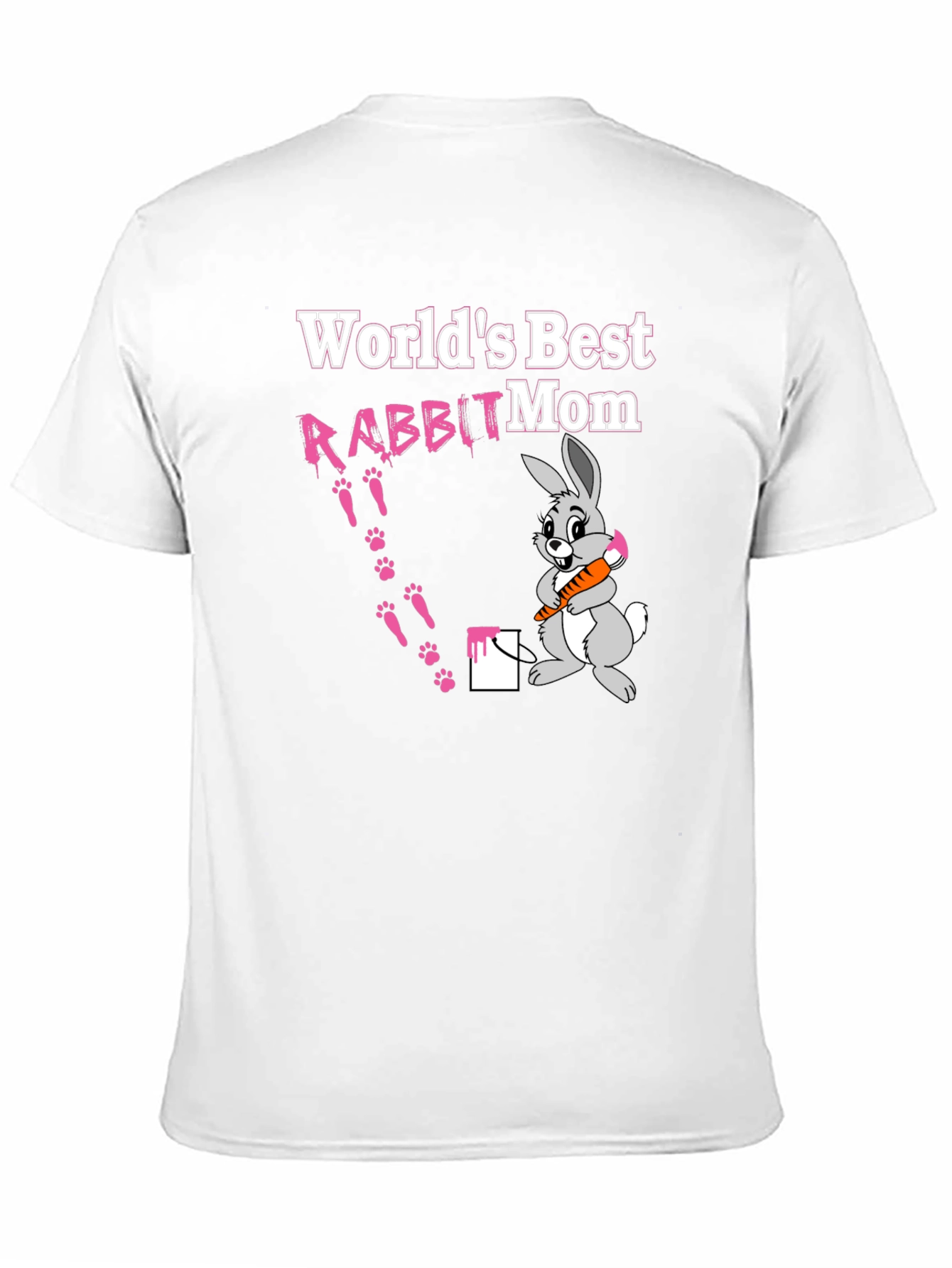 Worlds Best Rabbit Mom T-Shirt Cute Bunny Tee