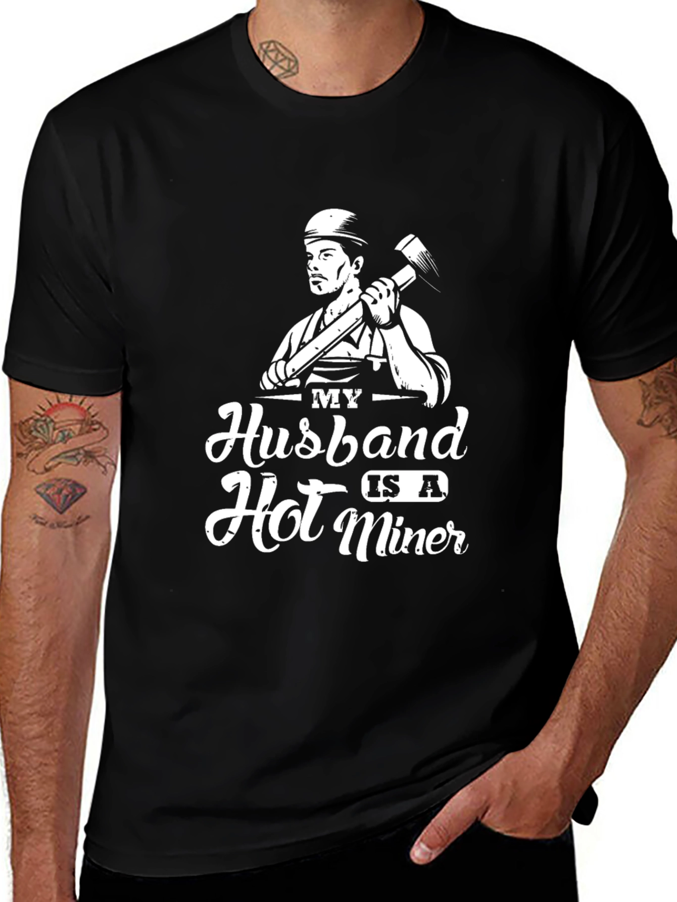 My Husband is a Hot Miner T-Shirt