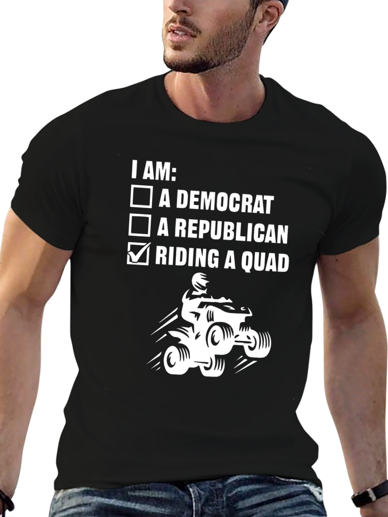 Riding a Quad T-Shirt - Funny ATV Rider Tee