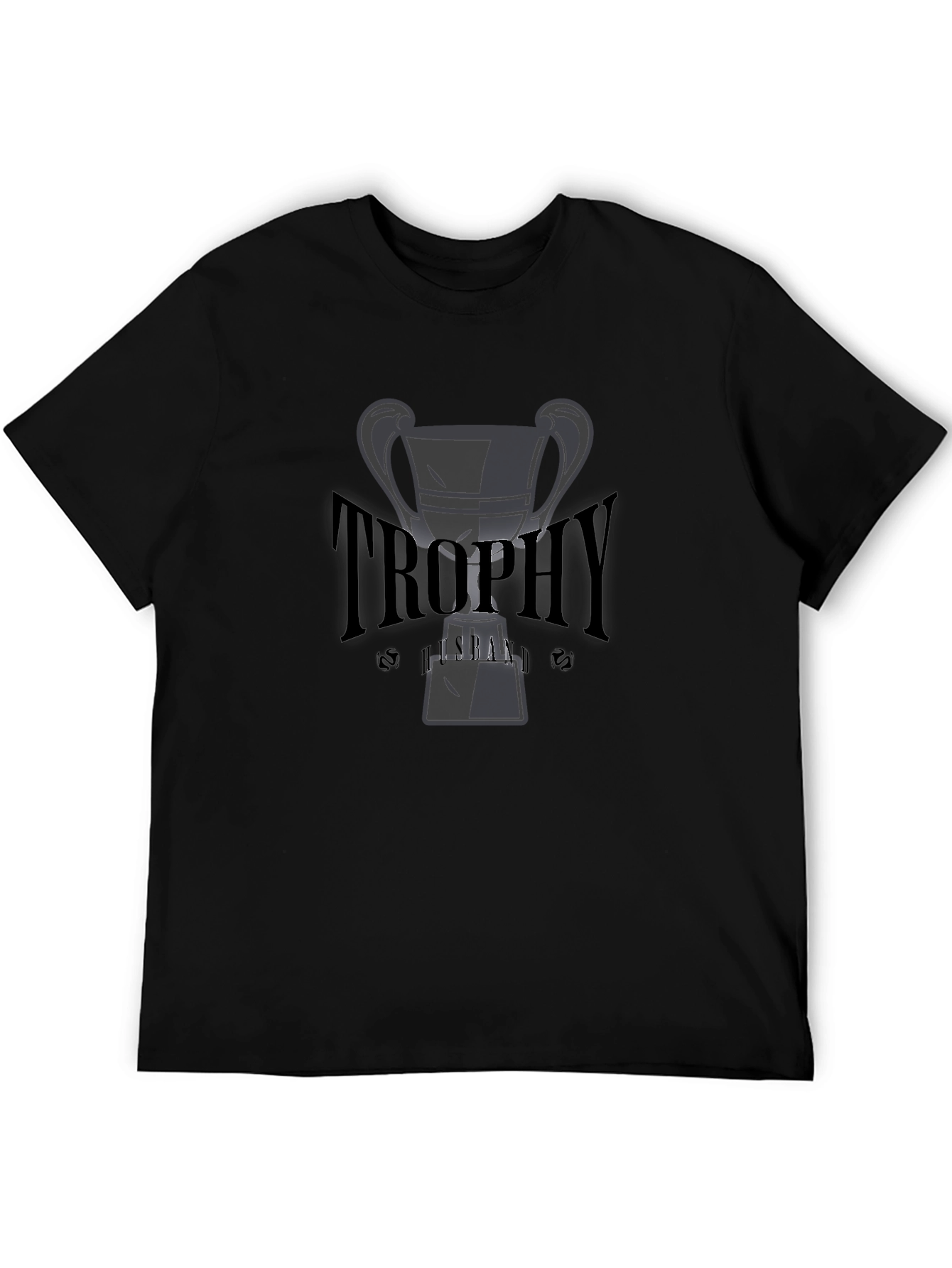 Trophy Graphic Tee - Stylish Black T-Shirt