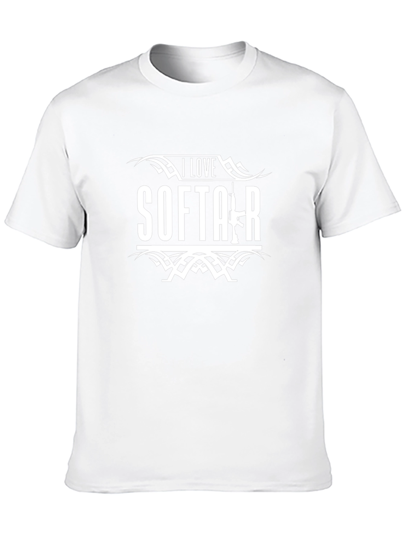 I Love Softair Black T-Shirt