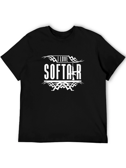 I Love Softair Black T-Shirt