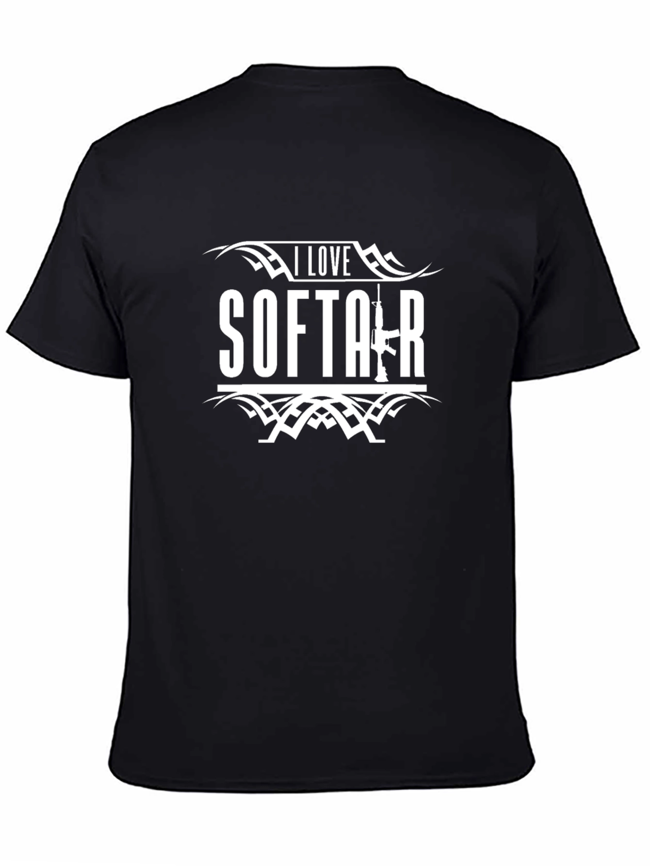 I Love Softair Black T-Shirt