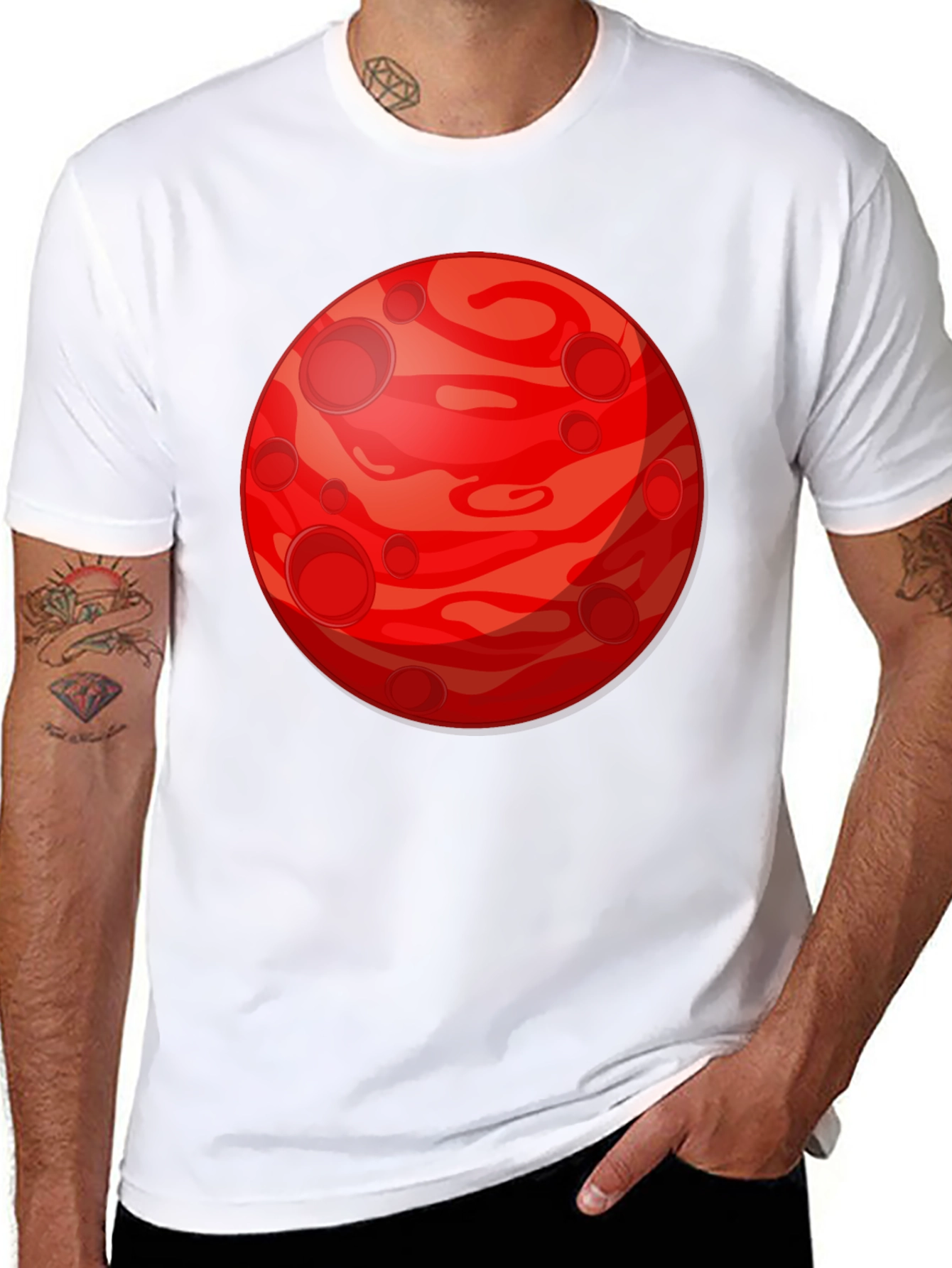 Mars Graphic Tee - Explore the Red Planet
