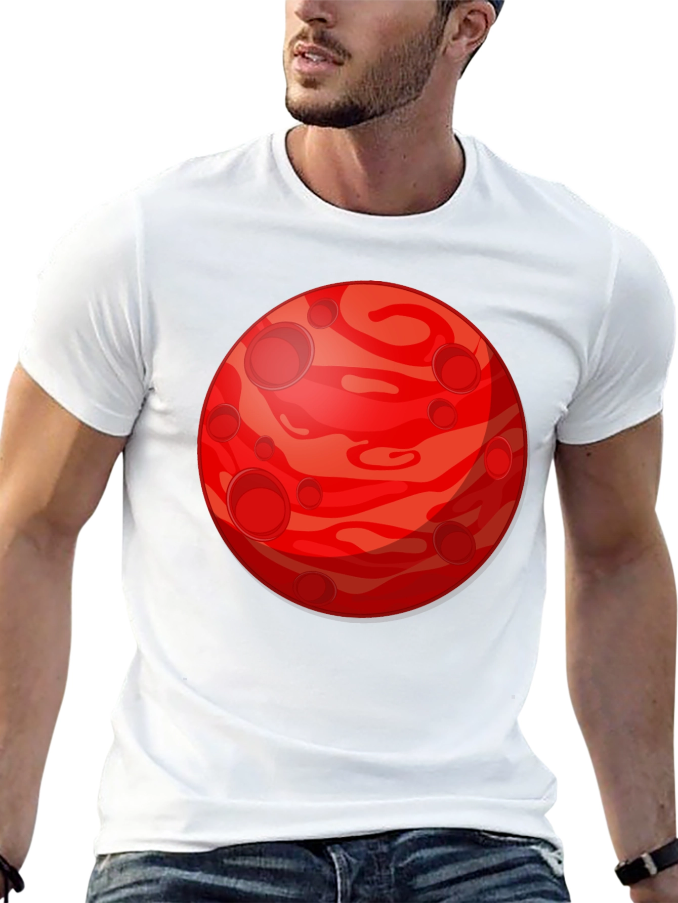 Mars Graphic Tee - Explore the Red Planet