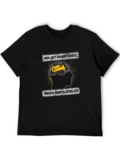 Tuba Brain Black T-Shirt - Musician Humor