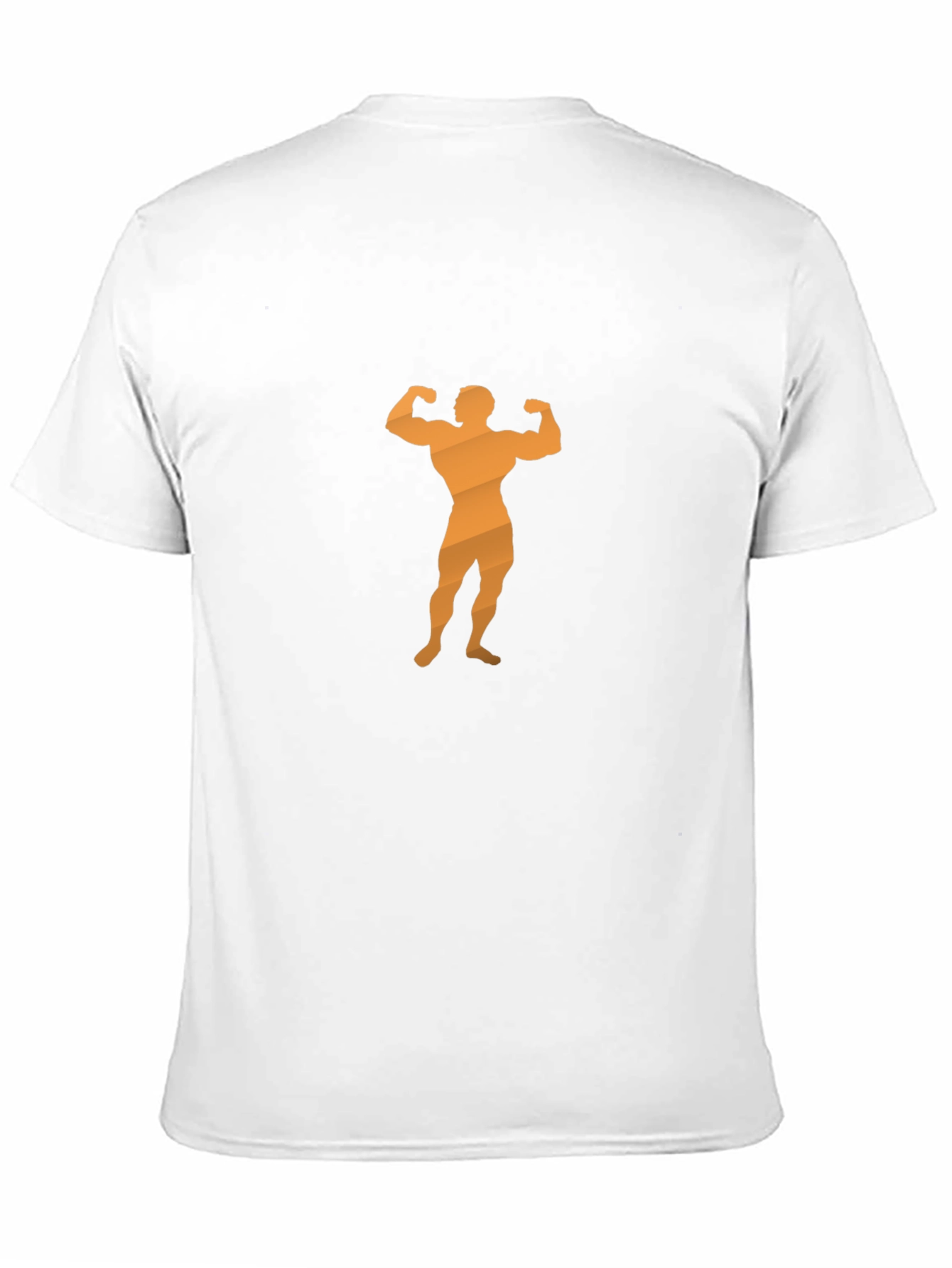 Mens Black T-Shirt with Bodybuilder Graphic
