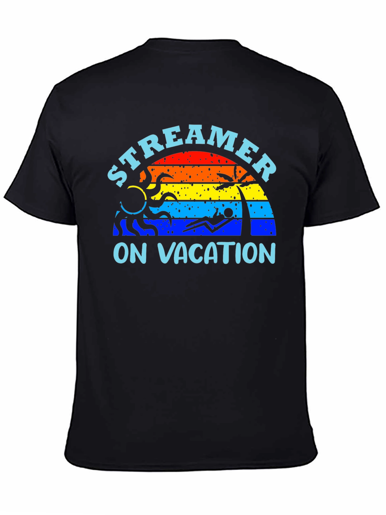 Streamer On Vacation Graphic T-Shirt - Summer Vibes