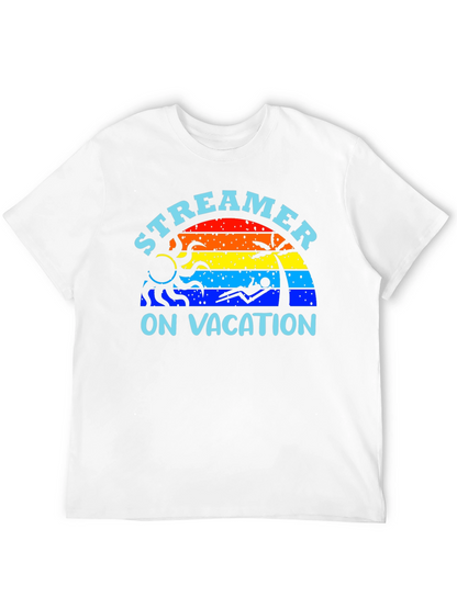 Streamer On Vacation Graphic T-Shirt - Summer Vibes