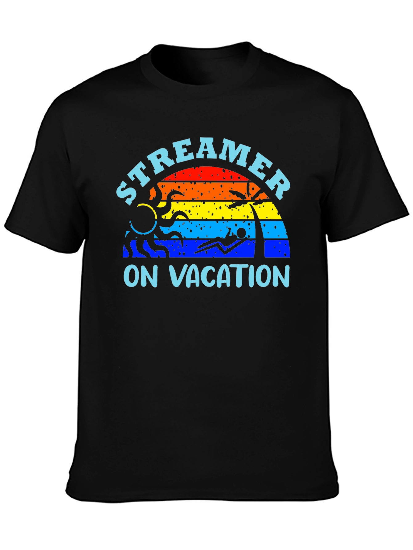 Streamer On Vacation Graphic T-Shirt - Summer Vibes