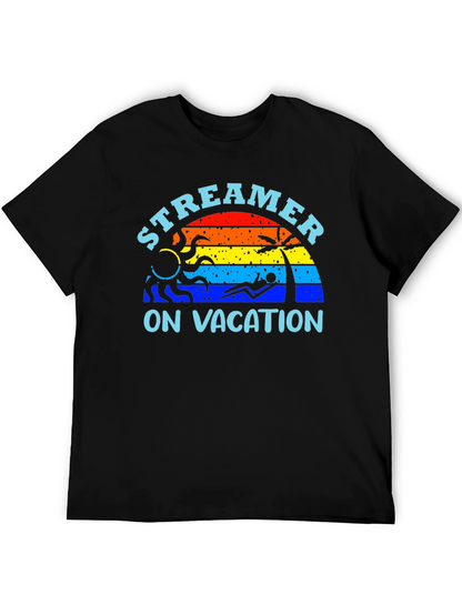 Streamer On Vacation Graphic T-Shirt - Summer Vibes