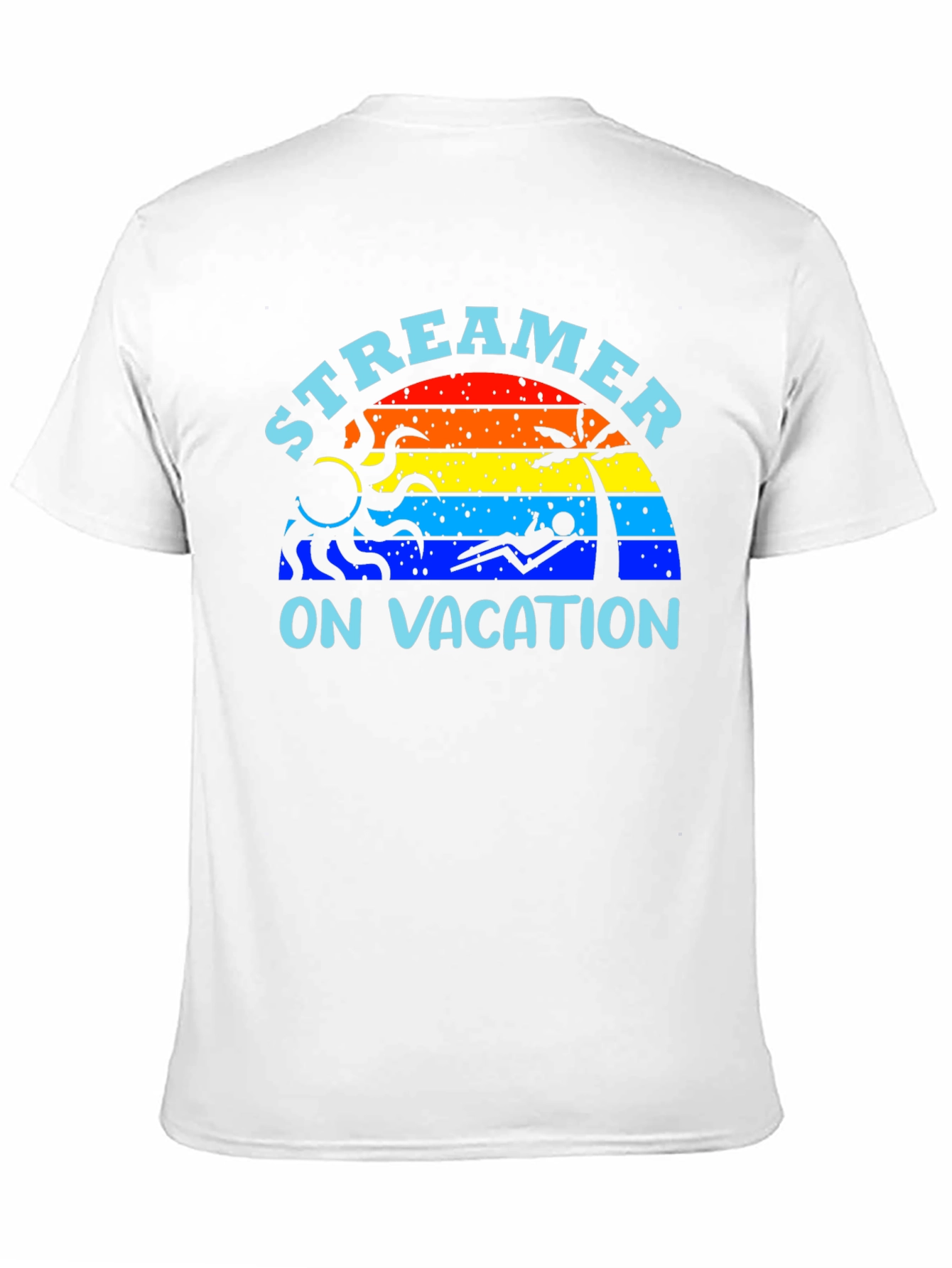 Streamer On Vacation Graphic T-Shirt - Summer Vibes