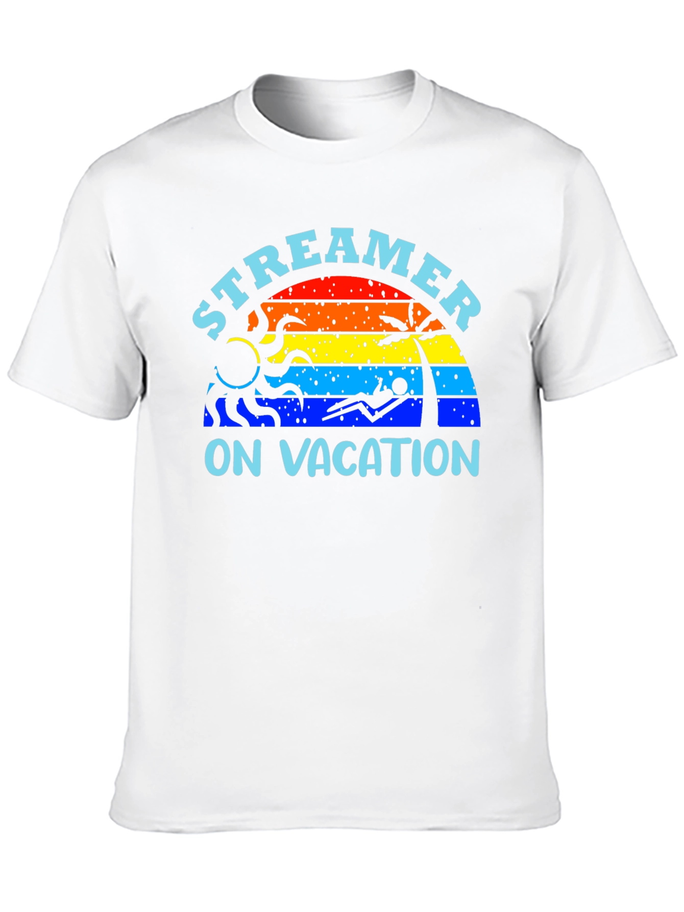 Streamer On Vacation Graphic T-Shirt - Summer Vibes