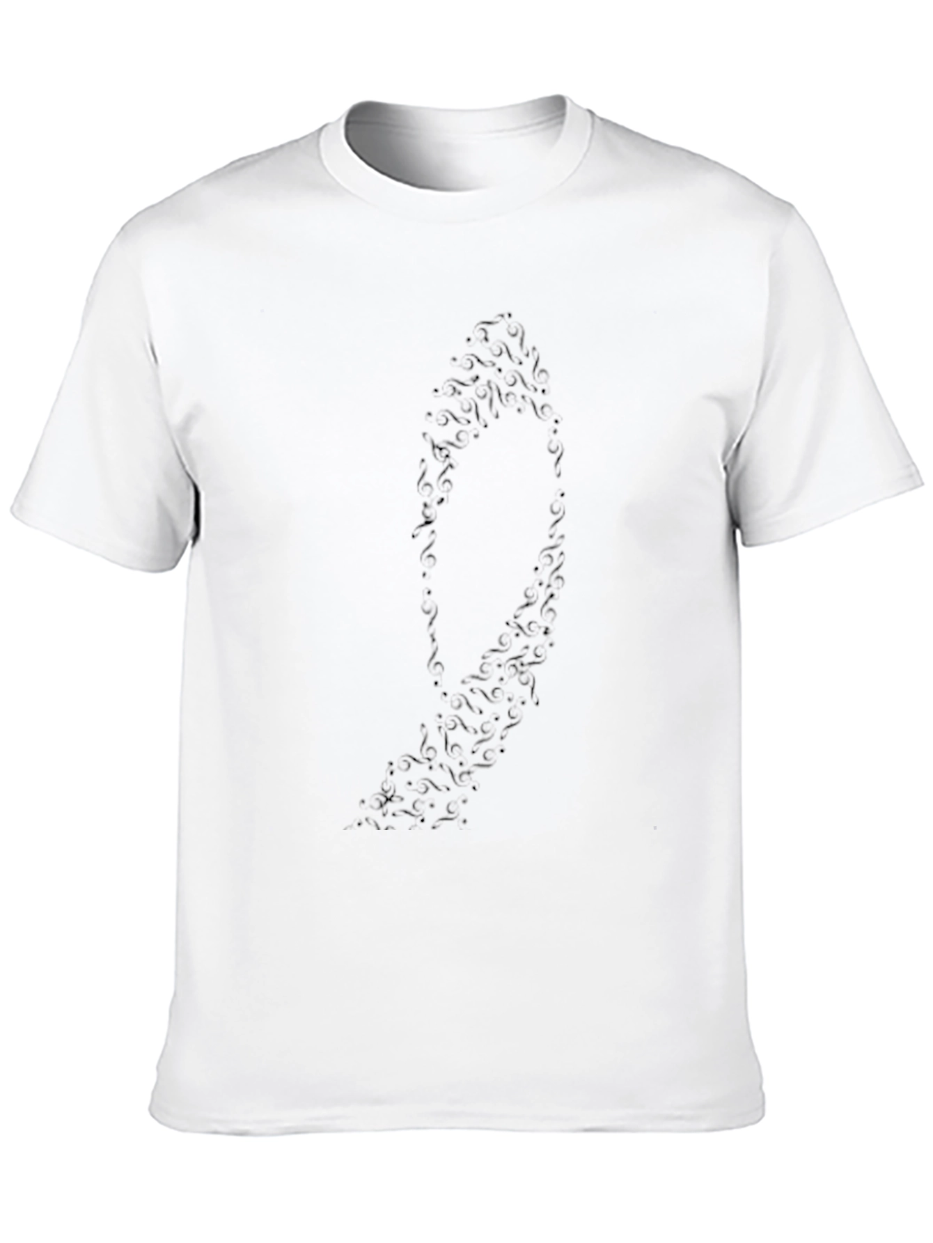 Bat Silhouette Graphic Tee - Mens Black T-Shirt