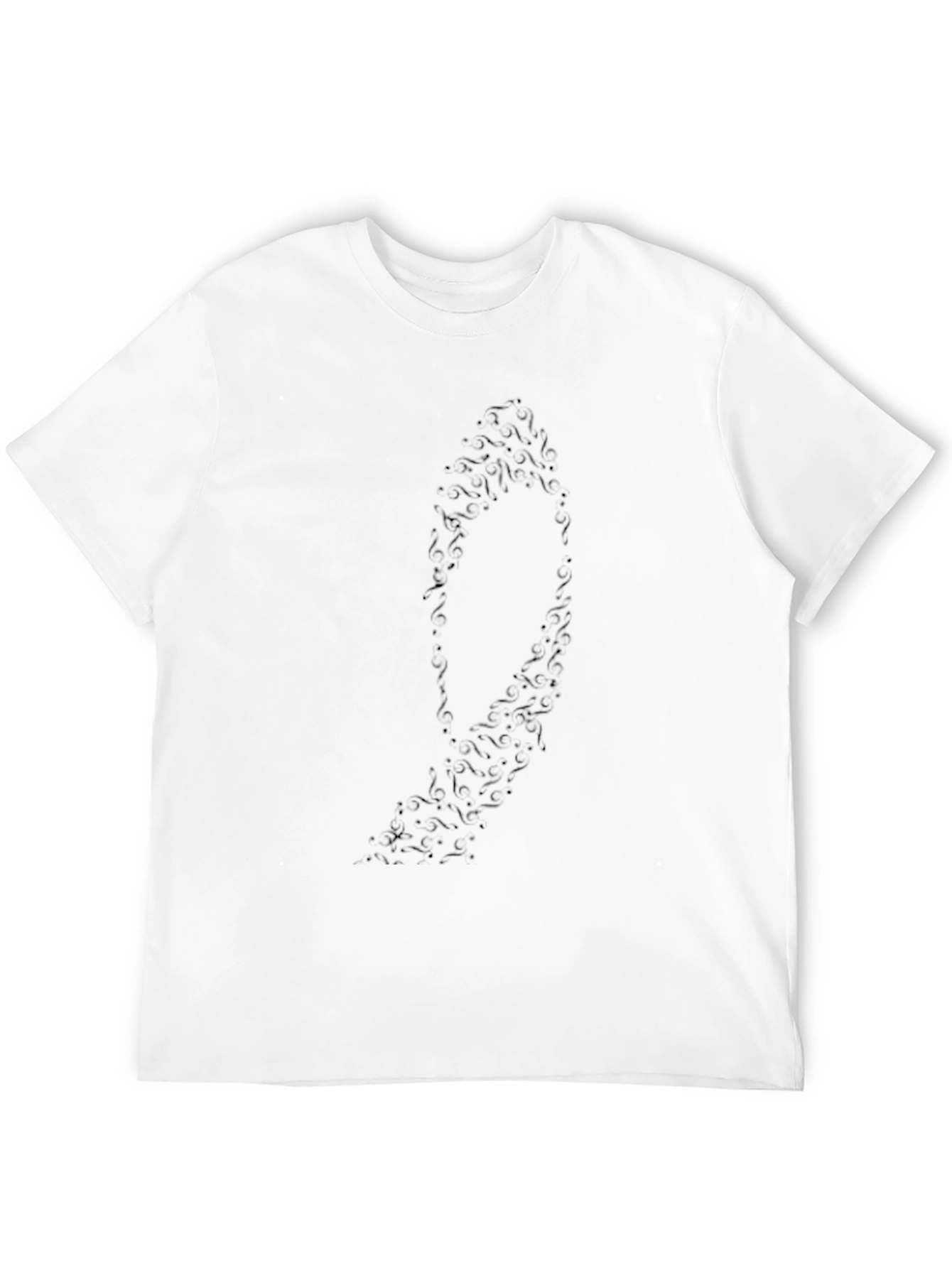 Bat Silhouette Graphic Tee - Mens Black T-Shirt