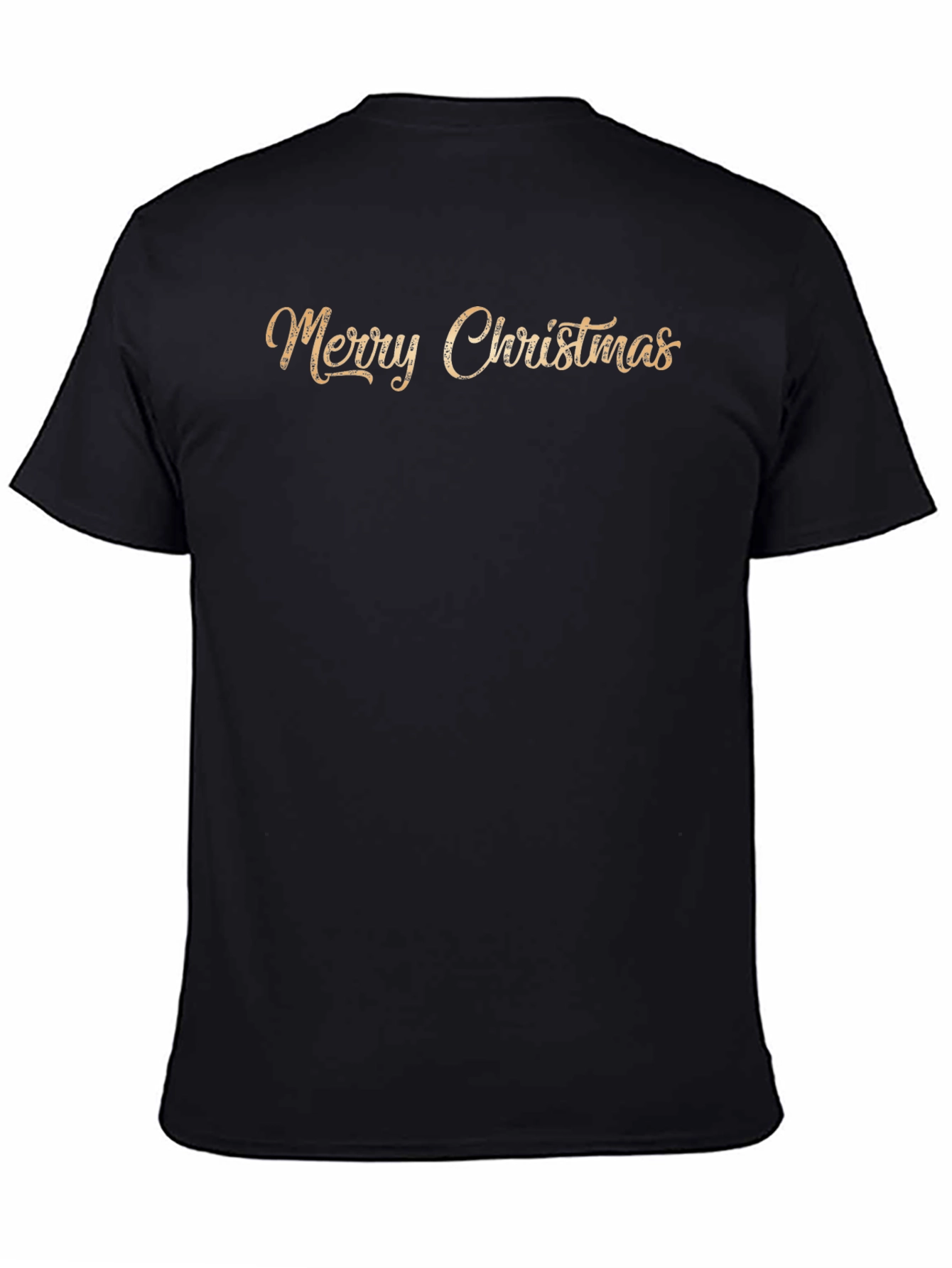 Merry Christmas Black T-Shirt
