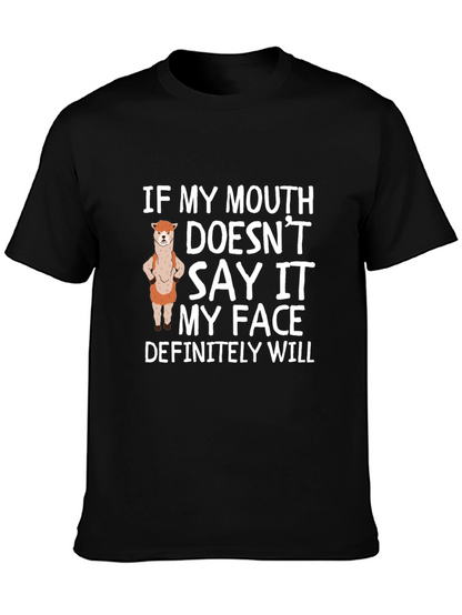 Sarcastic Alpaca T-Shirt - Funny Statement Tee