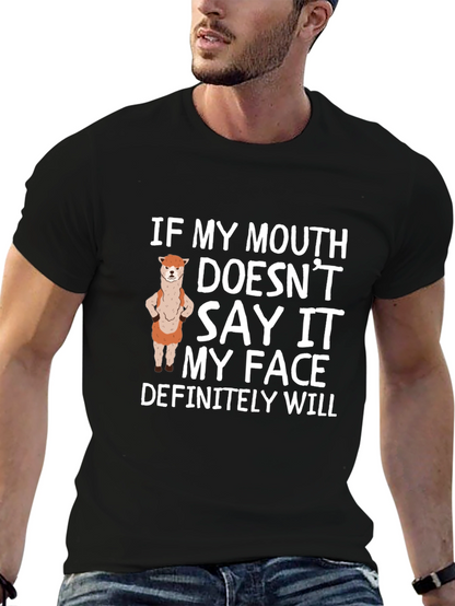 Sarcastic Alpaca T-Shirt - Funny Statement Tee