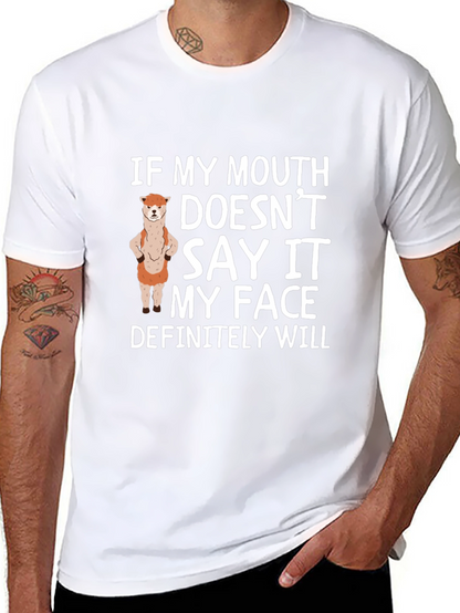 Sarcastic Alpaca T-Shirt - Funny Statement Tee