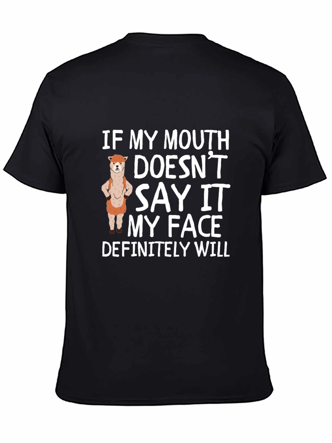Sarcastic Alpaca T-Shirt - Funny Statement Tee