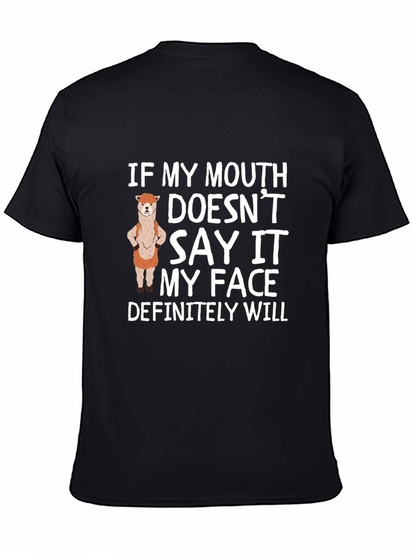 Sarcastic Alpaca T-Shirt - Funny Statement Tee